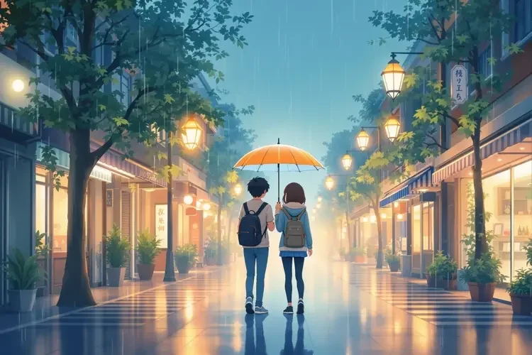 《雨季的约定》结局解析：伞下的人究竟是谁 - 虫虫动漫动漫封面
